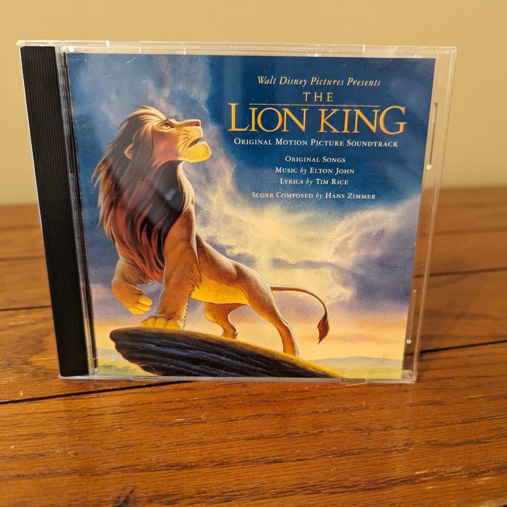 Walt Disney Presents The Lion King Original Motion Picture Soundtrack CD Zimmer